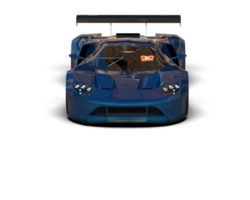 Realistic race car isolated on background. 3d rendering - illustration png