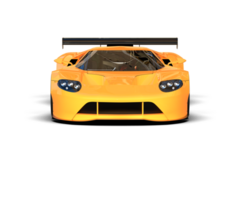 Realistic race car isolated on background. 3d rendering - illustration png