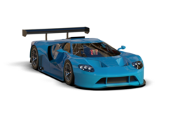 Realistic race car isolated on background. 3d rendering - illustration png