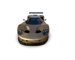 Realistic race car isolated on background. 3d rendering - illustration png
