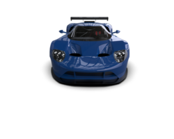 Realistic race car isolated on background. 3d rendering - illustration png