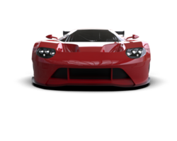 Realistic race car isolated on background. 3d rendering - illustration png