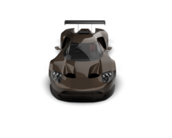 Realistic race car isolated on background. 3d rendering - illustration png