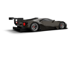 Realistic race car isolated on background. 3d rendering - illustration png