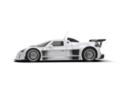 Realistic race car isolated on background. 3d rendering - illustration png
