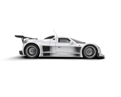 Realistic race car isolated on background. 3d rendering - illustration png