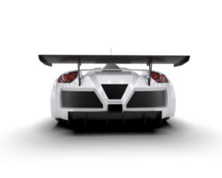 Realistic race car isolated on background. 3d rendering - illustration png