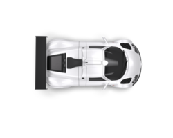 Realistic race car isolated on background. 3d rendering - illustration png