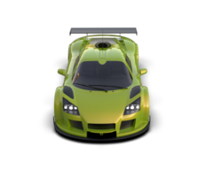 Realistic race car isolated on background. 3d rendering - illustration png