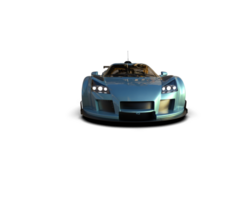 Realistic race car isolated on background. 3d rendering - illustration png