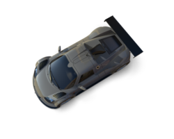 Realistic race car isolated on background. 3d rendering - illustration png