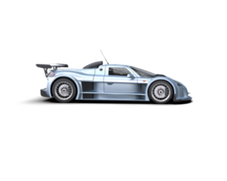Realistic race car isolated on background. 3d rendering - illustration png