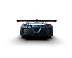 Realistic race car isolated on background. 3d rendering - illustration png