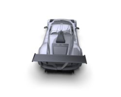 realista raça carro isolado em fundo. 3d Renderização - ilustração png