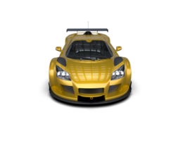Realistic race car isolated on background. 3d rendering - illustration png