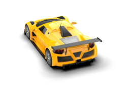 Realistic race car isolated on background. 3d rendering - illustration png