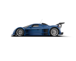 Realistic race car isolated on background. 3d rendering - illustration png