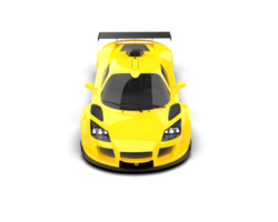 Realistic race car isolated on background. 3d rendering - illustration png