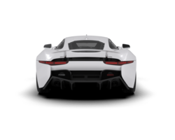 Realistic race car isolated on background. 3d rendering - illustration png