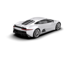 Realistic race car isolated on background. 3d rendering - illustration png
