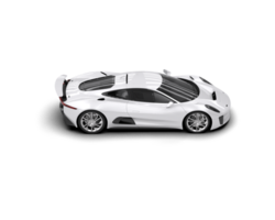 Realistic race car isolated on background. 3d rendering - illustration png