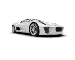 Realistic race car isolated on background. 3d rendering - illustration png