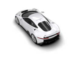 Realistic race car isolated on background. 3d rendering - illustration png
