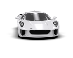 Realistic race car isolated on background. 3d rendering - illustration png