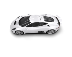 Realistic race car isolated on background. 3d rendering - illustration png