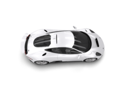 Realistic race car isolated on background. 3d rendering - illustration png