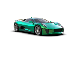 Realistic race car isolated on background. 3d rendering - illustration png