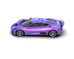 Realistic race car isolated on background. 3d rendering - illustration png