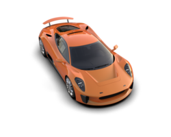 Realistic race car isolated on background. 3d rendering - illustration png