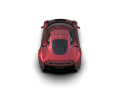 Realistic race car isolated on background. 3d rendering - illustration png