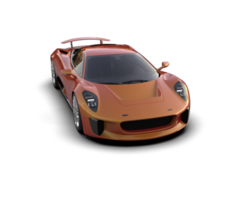 Realistic race car isolated on background. 3d rendering - illustration png