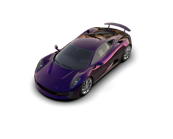 Realistic race car isolated on background. 3d rendering - illustration png