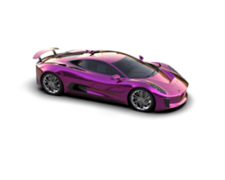 Realistic race car isolated on background. 3d rendering - illustration png