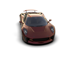 Realistic race car isolated on background. 3d rendering - illustration png