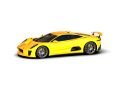 Realistic race car isolated on background. 3d rendering - illustration png