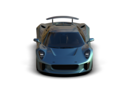Realistic race car isolated on background. 3d rendering - illustration png