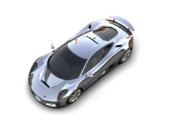 Realistic race car isolated on background. 3d rendering - illustration png