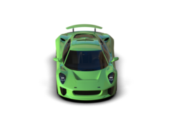 Realistic race car isolated on background. 3d rendering - illustration png
