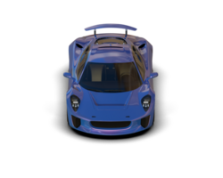 Realistic race car isolated on background. 3d rendering - illustration png