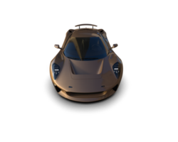 Realistic race car isolated on background. 3d rendering - illustration png