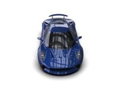 Realistic race car isolated on background. 3d rendering - illustration png
