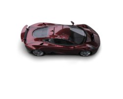 Realistic race car isolated on background. 3d rendering - illustration png