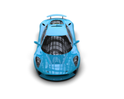 Realistic race car isolated on background. 3d rendering - illustration png
