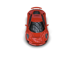 Realistic race car isolated on background. 3d rendering - illustration png