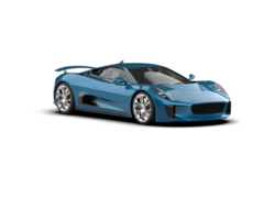 Realistic race car isolated on background. 3d rendering - illustration png