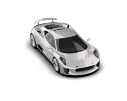 Realistic race car isolated on background. 3d rendering - illustration png